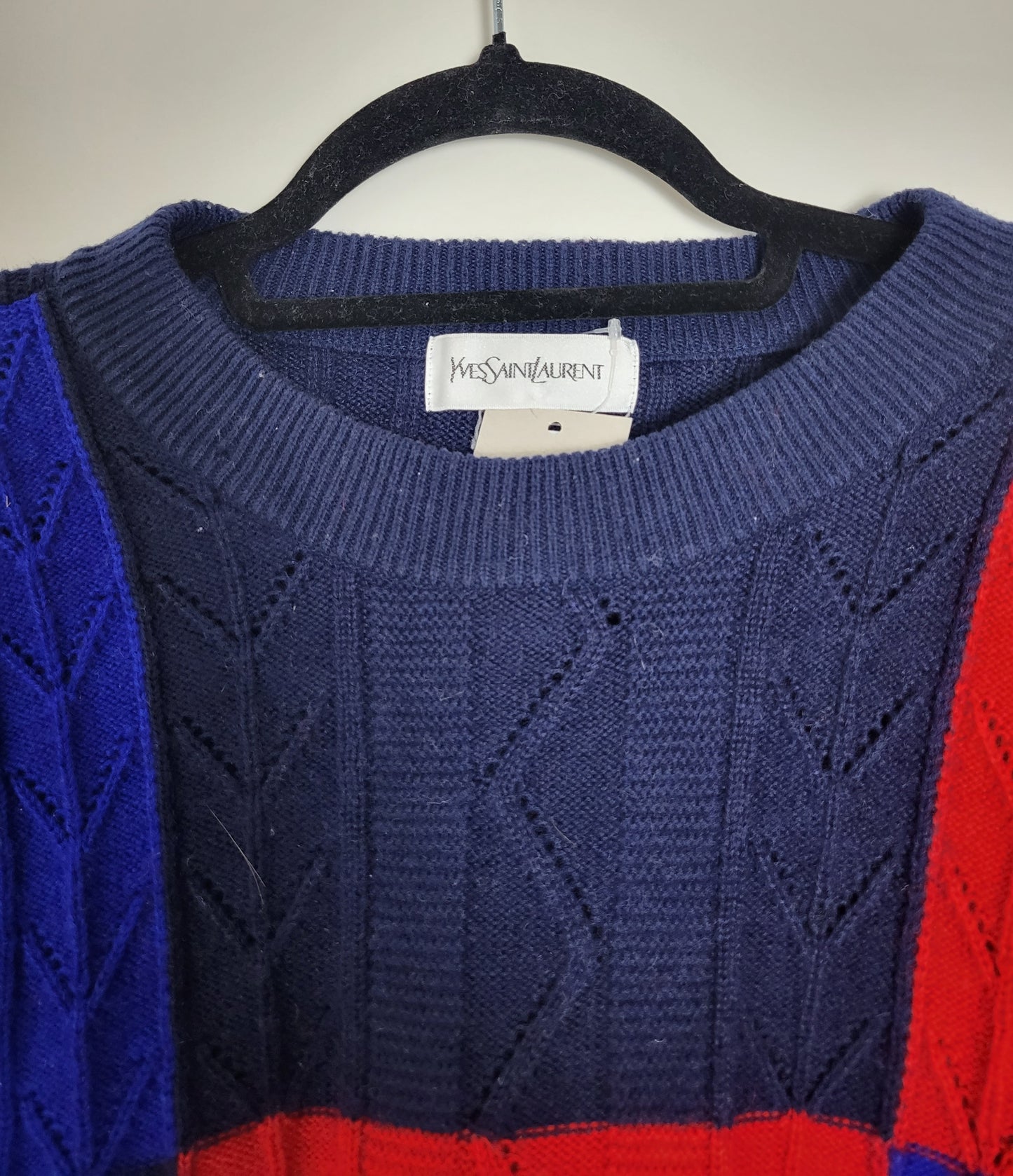 YVES SAINT LAURENT - Vintage Pullover - Muster - Bunt - Herren - XL