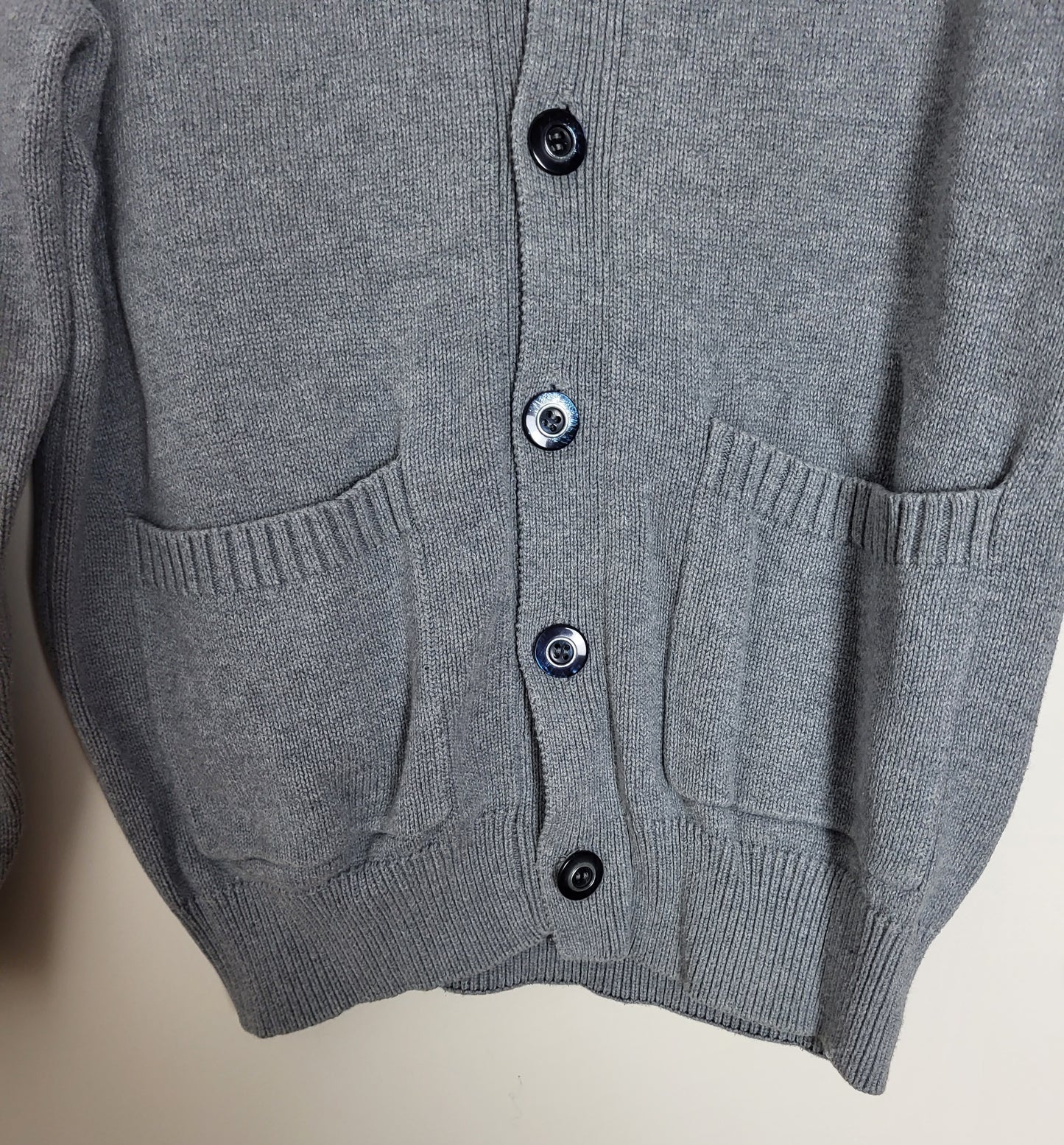 MONCLER - Vintage Cardigan / Pullover - Klassisch - Grau - Herren - M/L