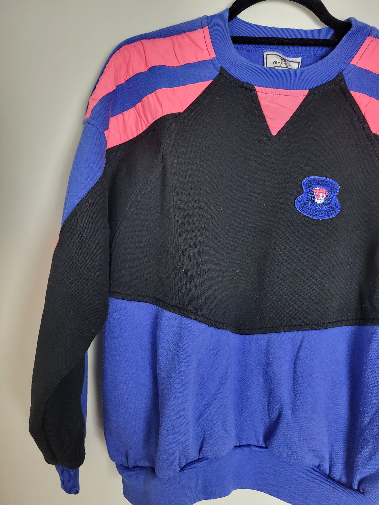 GIVENCHY ACTIVE - Vintage Pullover - Muster mit Logo - Bunt - Damen - M