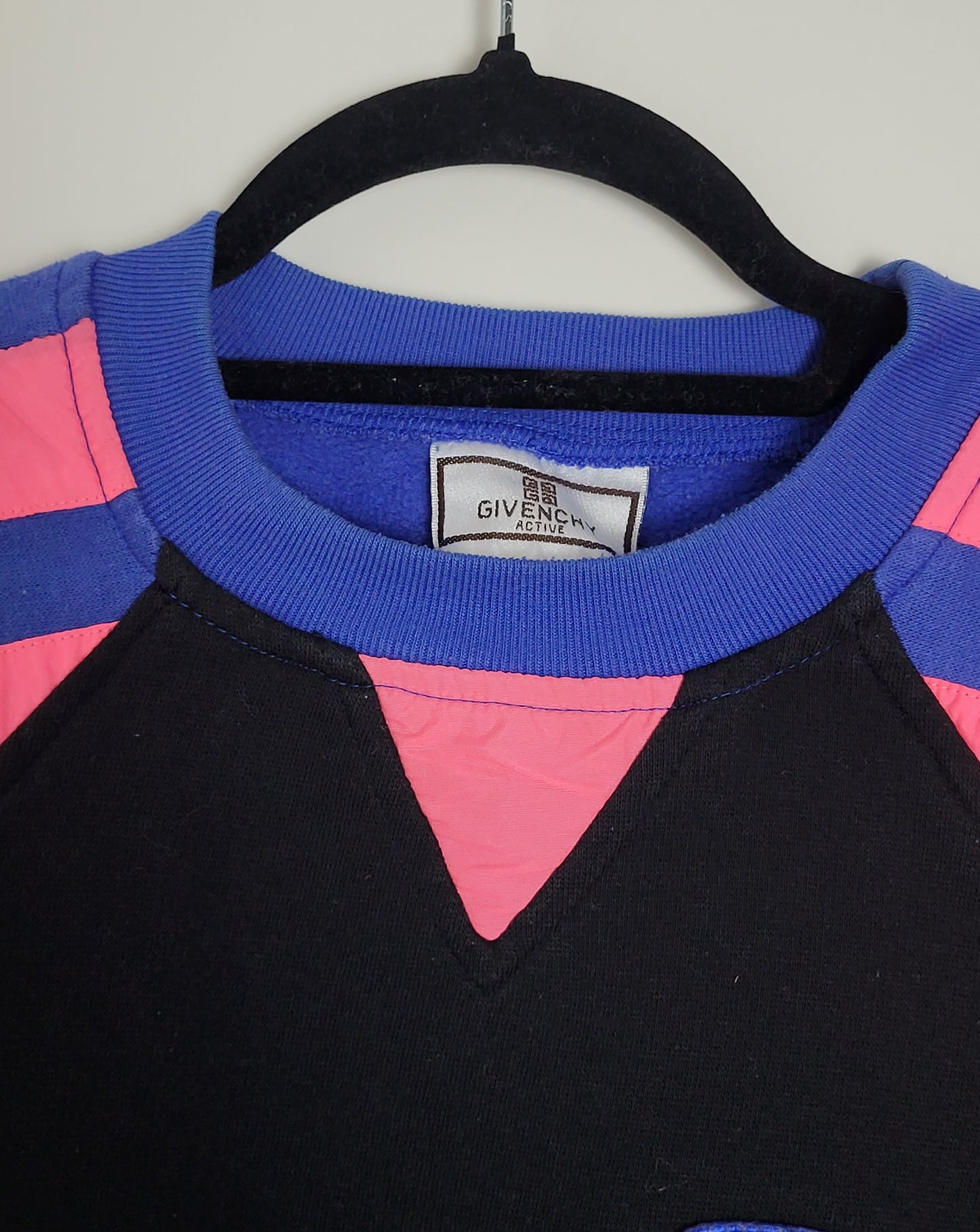 GIVENCHY ACTIVE - Vintage Pullover - Muster mit Logo - Bunt - Damen - M