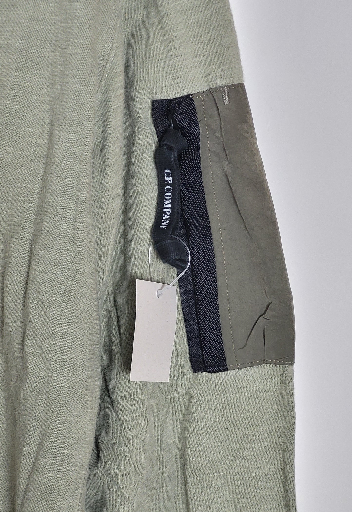 C.P. COMPANY - Vintage Pullover - Klassisch mit Tasche - Oliv - Herren - L
