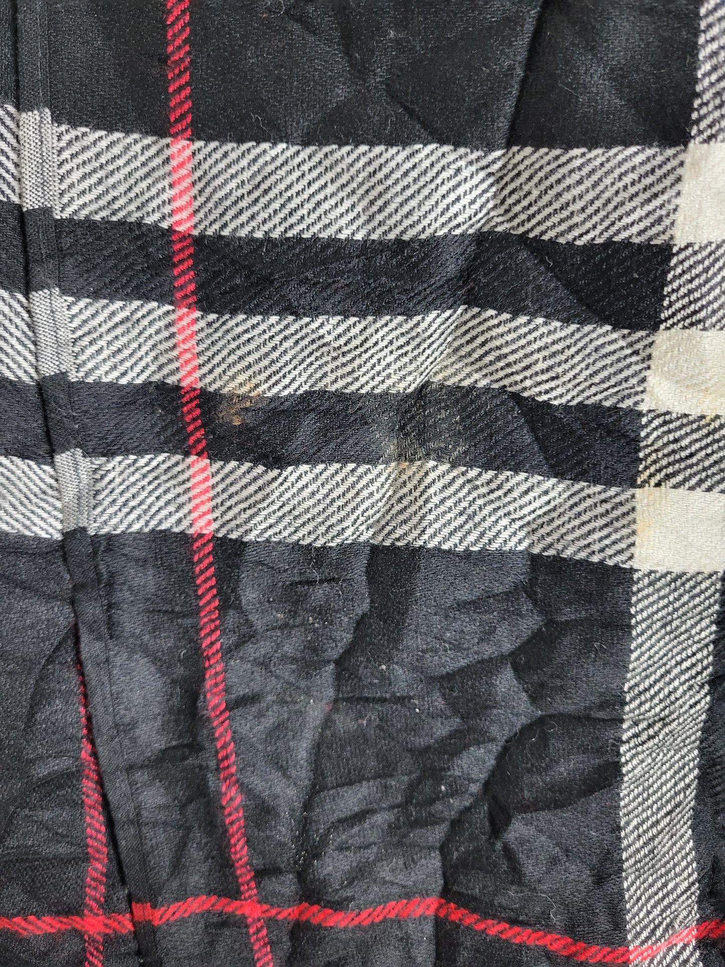 Burberry London - Schal / Tuch - Schwarz Tartan - 175 x 65