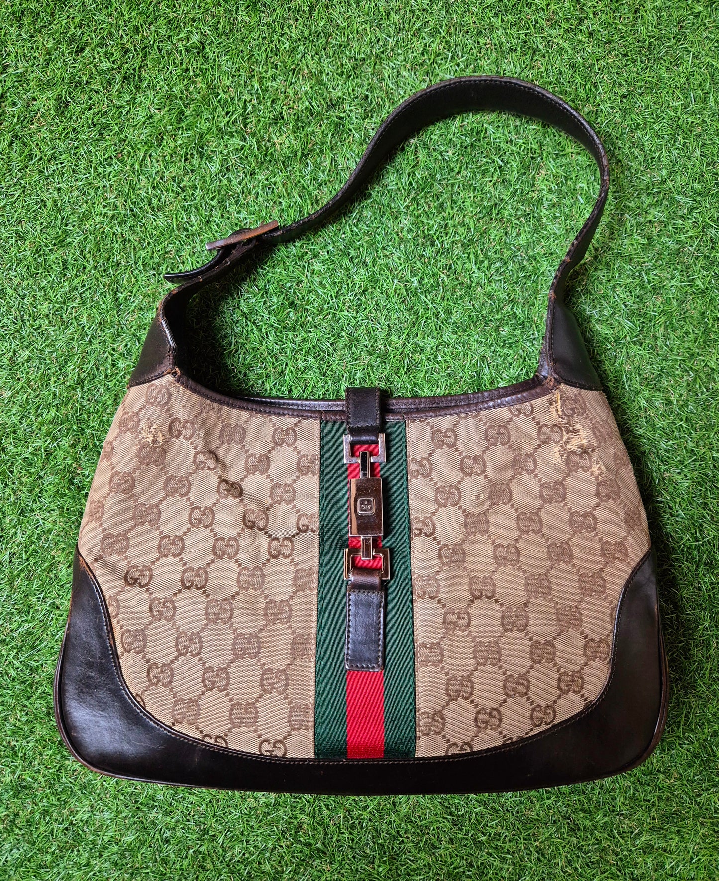 Original/Auth Gucci - Jackie Handtasche - Klassisch - GG Canvas
