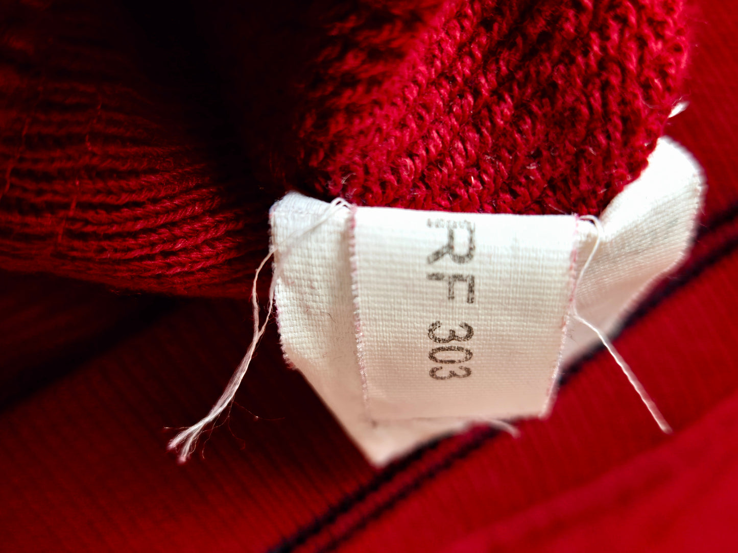 Original/Auth YSL - Vintage 90er Pullover - Rot - L