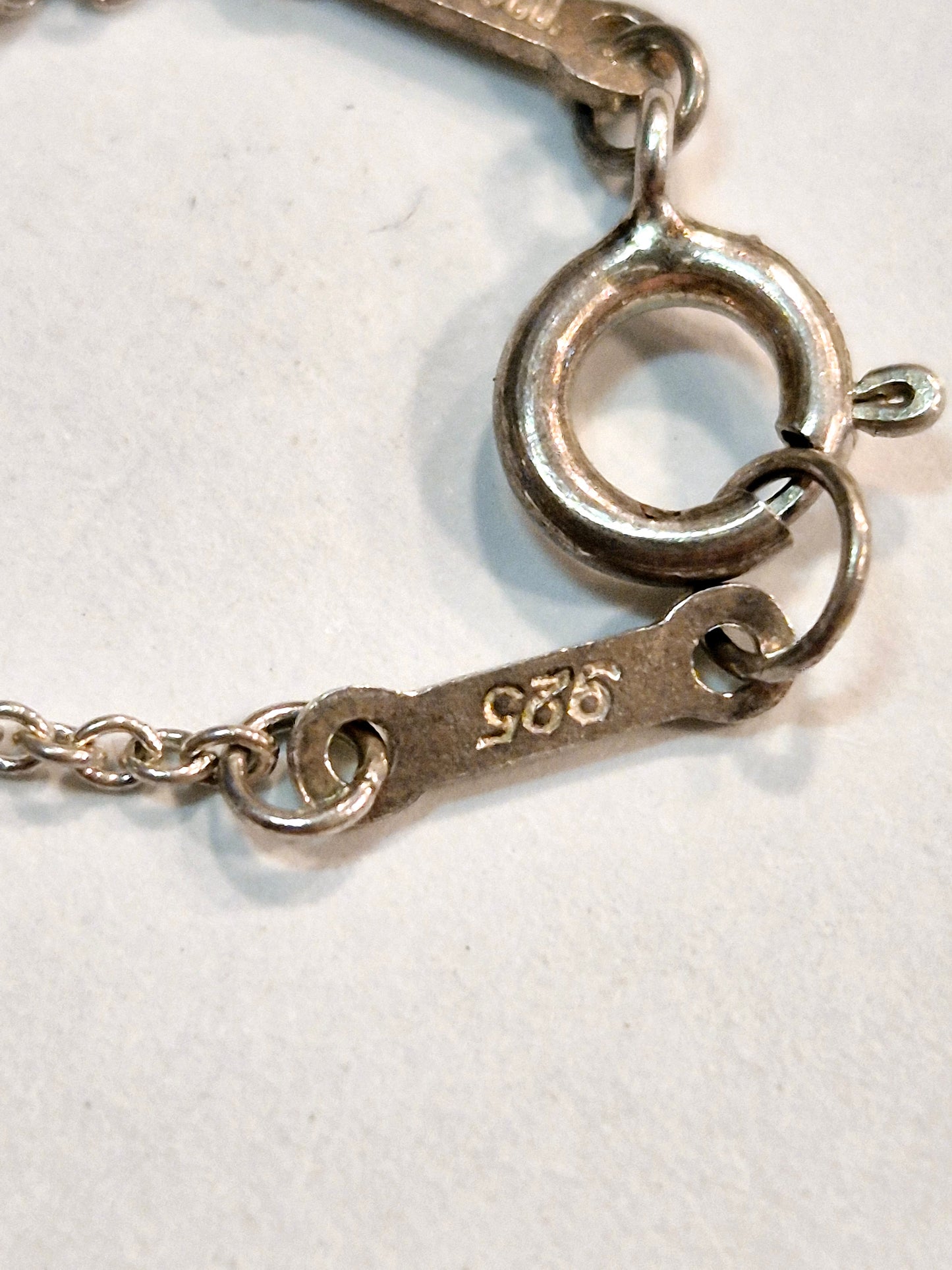 Original/Auth Tiffany & Co. - Halskette mit Anhänger - 925 Silber - 40 cm Kette