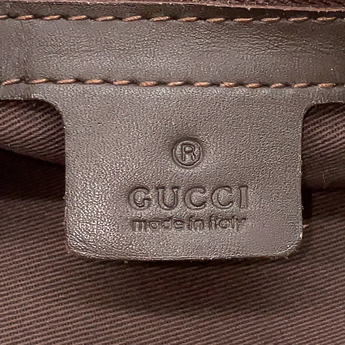 Original/Auth Gucci - Handtasche - Klassisch - GG Canvas mit Leder