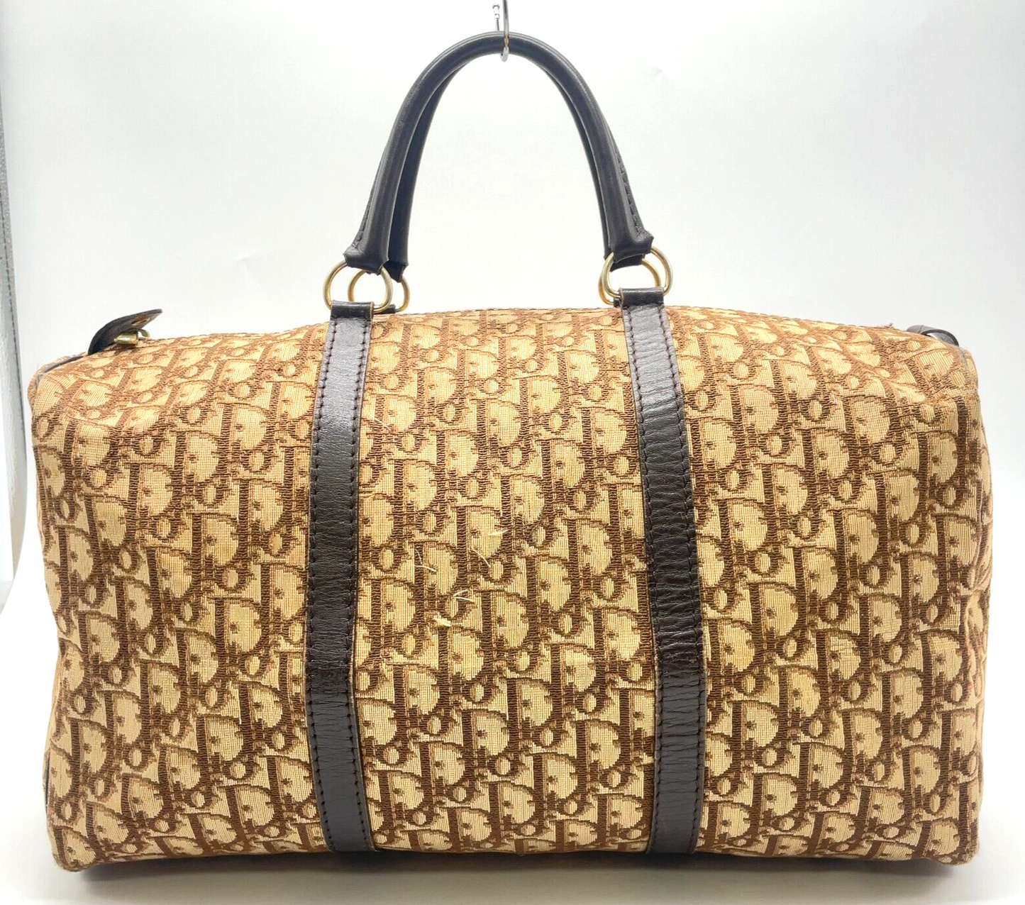 Original/Auth Christian Dior - Trotter Boston Tasche - Klassisch - Dior Muster