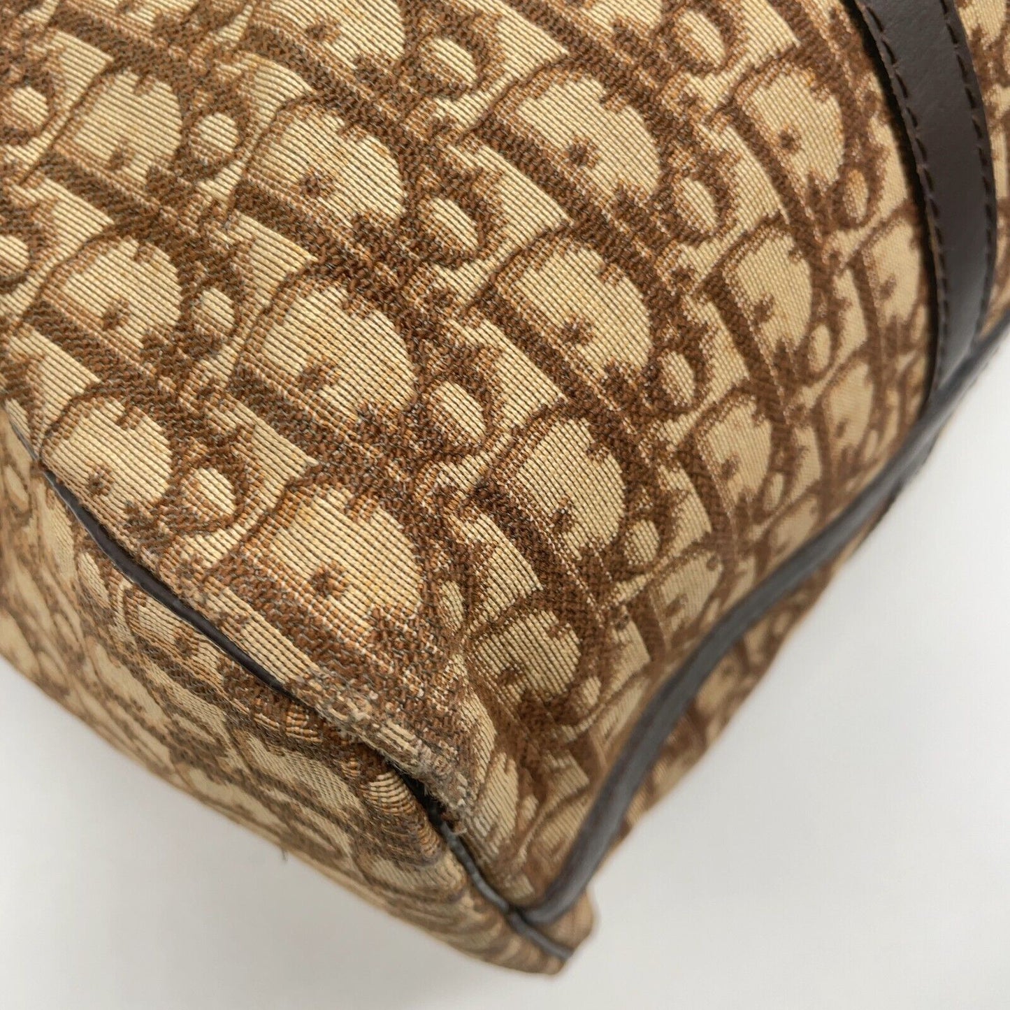 Original/Auth Christian Dior - Trotter Boston Tasche - Klassisch - Dior Muster