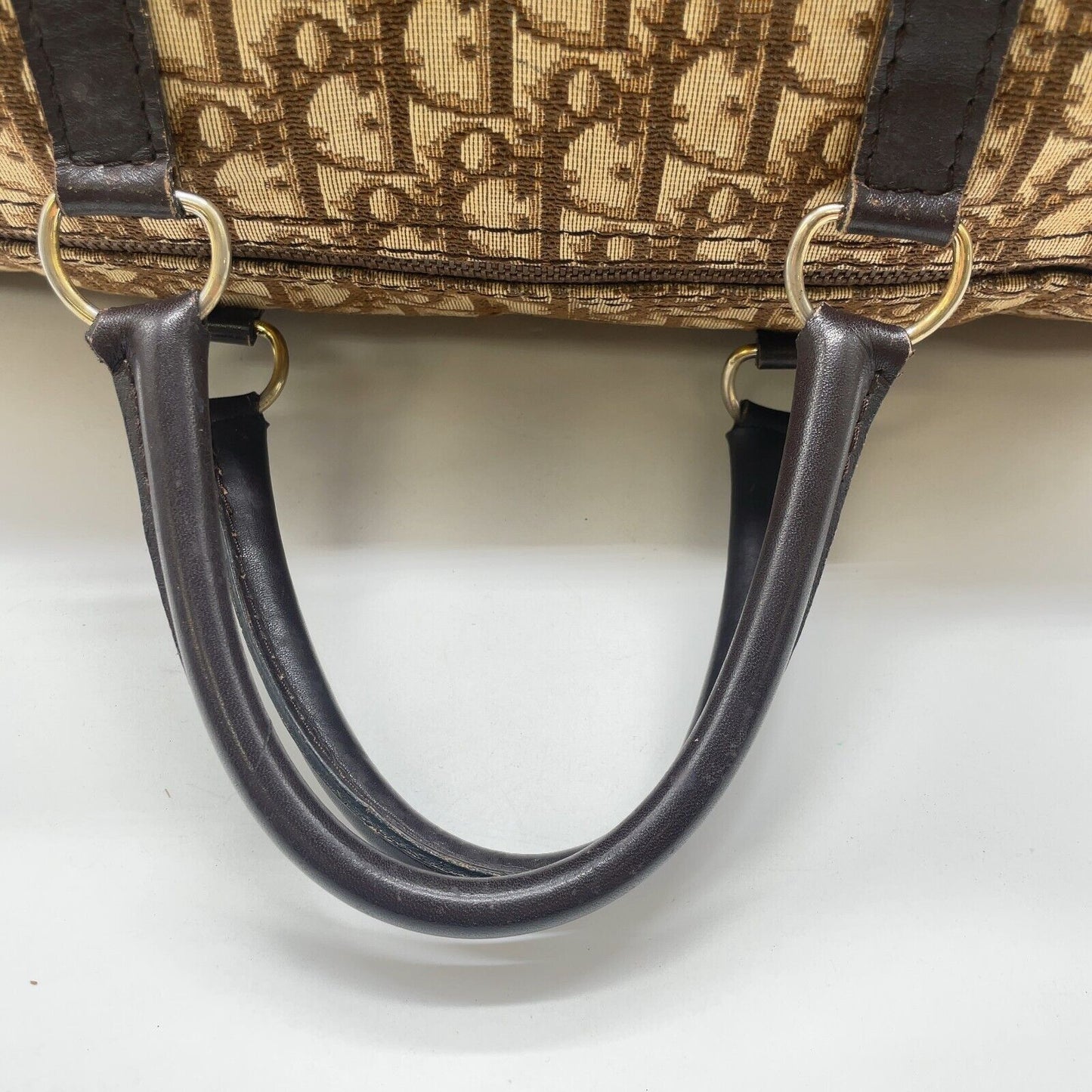 Original/Auth Christian Dior - Trotter Boston Tasche - Klassisch - Dior Muster