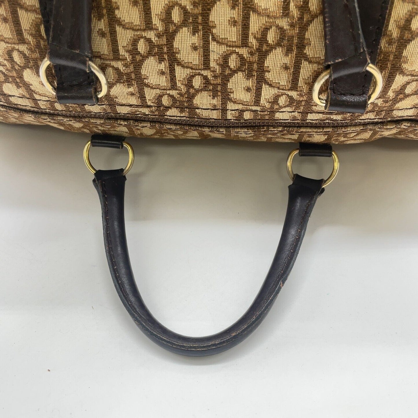 Original/Auth Christian Dior - Trotter Boston Tasche - Klassisch - Dior Muster