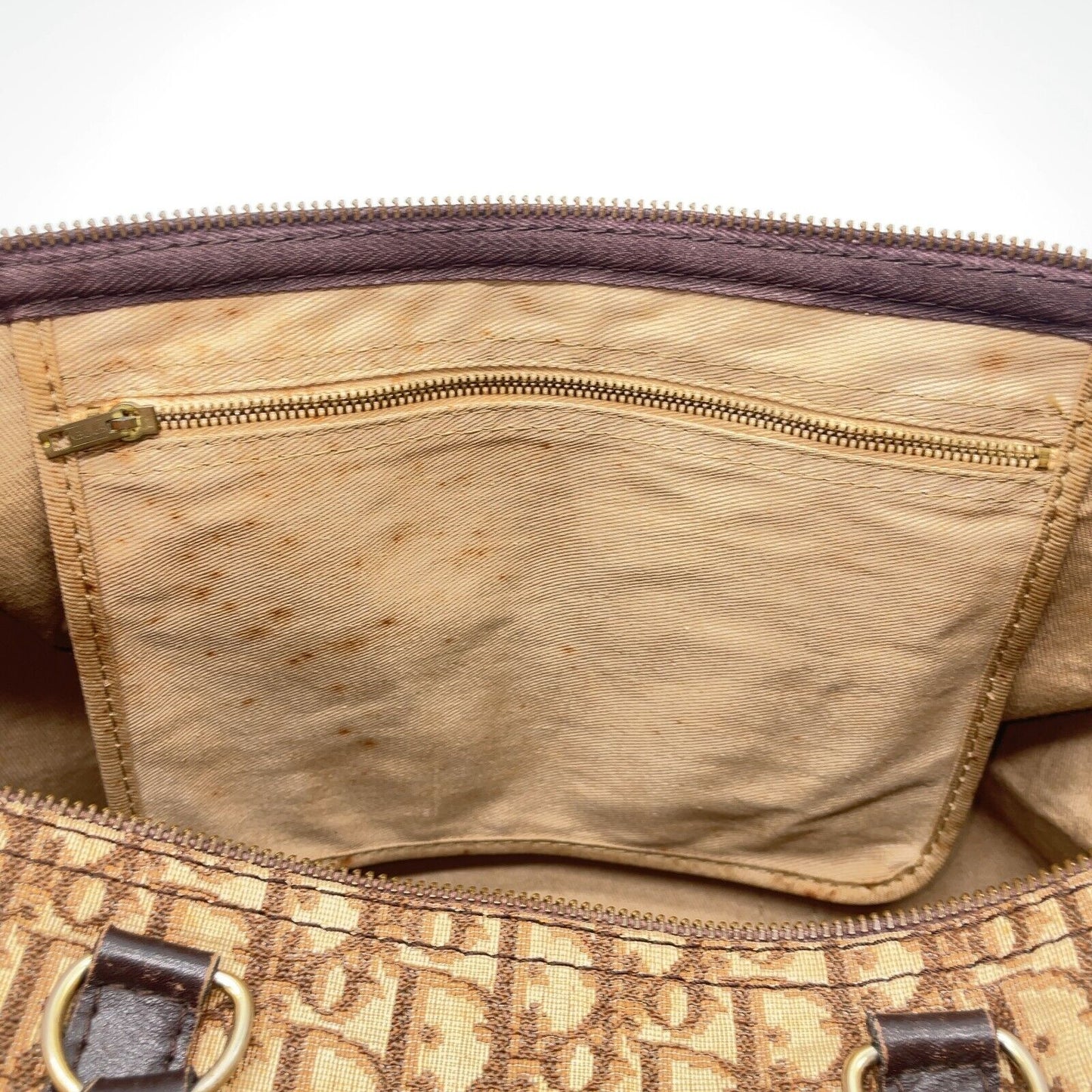 Original/Auth Christian Dior - Trotter Boston Tasche - Klassisch - Dior Muster
