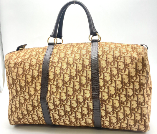 Original/Auth Christian Dior - Trotter Boston Tasche - Klassisch - Dior Muster