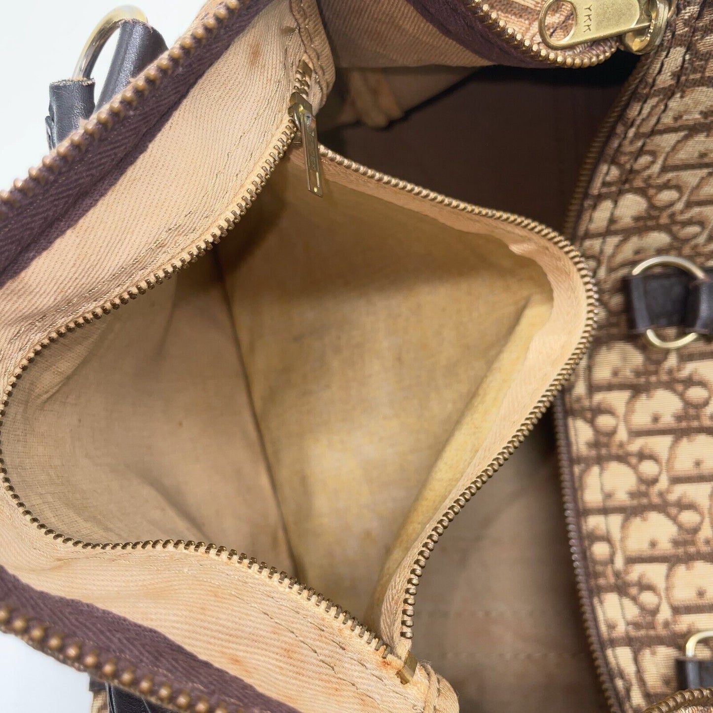 Original/Auth Christian Dior - Trotter Boston Tasche - Klassisch - Dior Muster