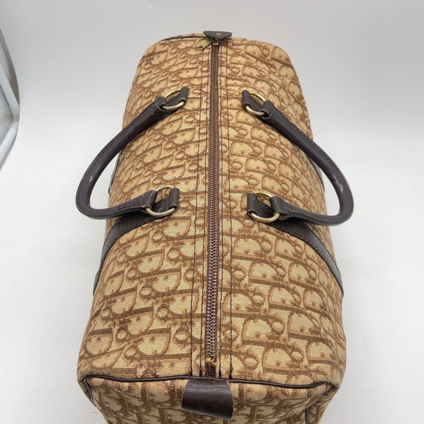 Original/Auth Christian Dior - Trotter Boston Tasche - Klassisch - Dior Muster