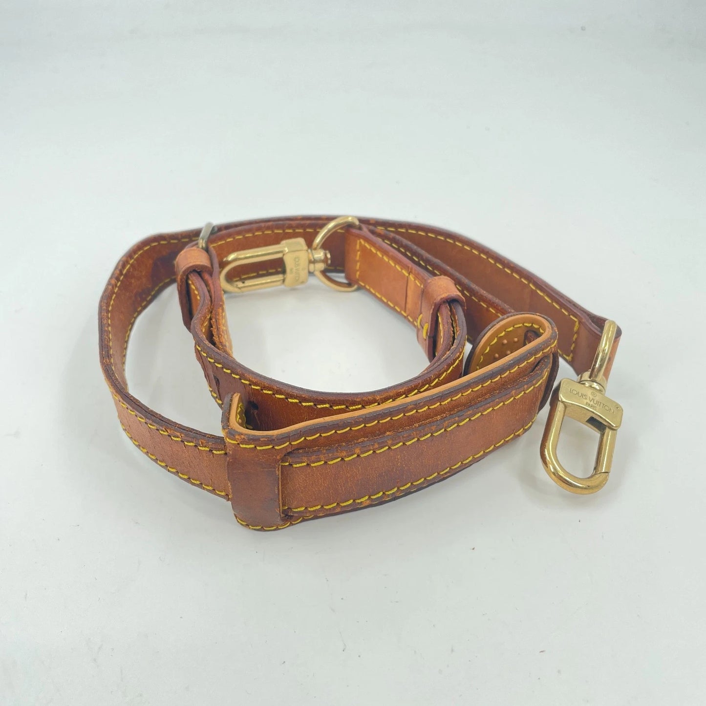 Original/Auth Louis Vuitton -  Keepall Schulterriemen - Klassisch - Leder