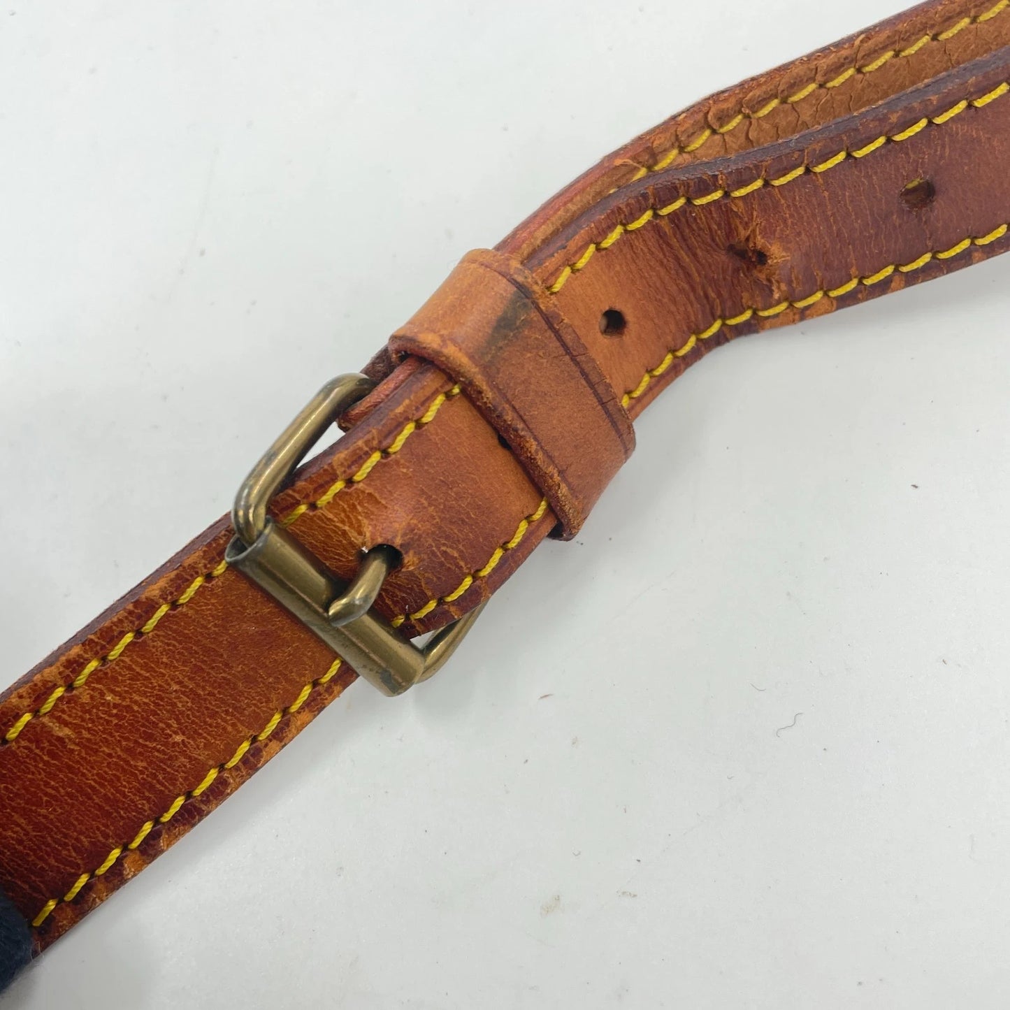 Original/Auth Louis Vuitton -  Keepall Schulterriemen - Klassisch - Leder