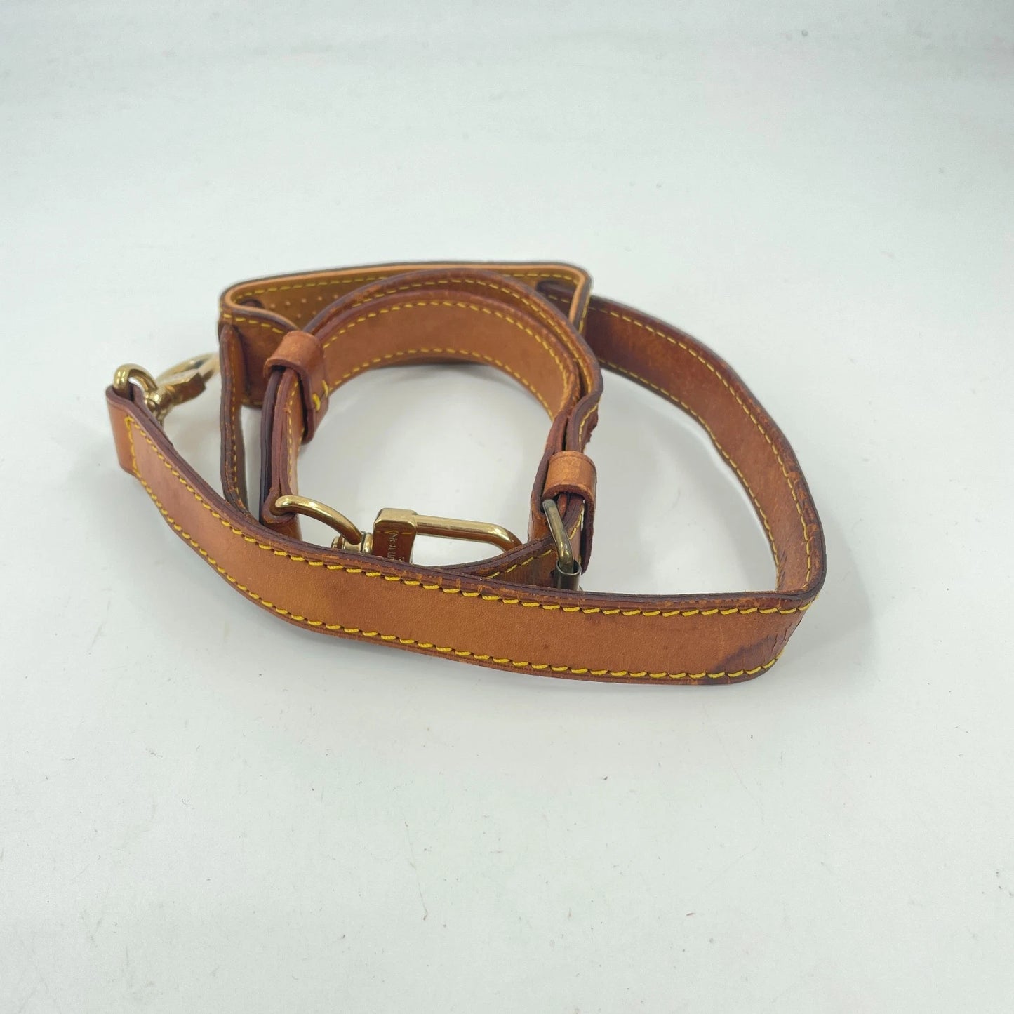 Original/Auth Louis Vuitton -  Keepall Schulterriemen - Klassisch - Leder