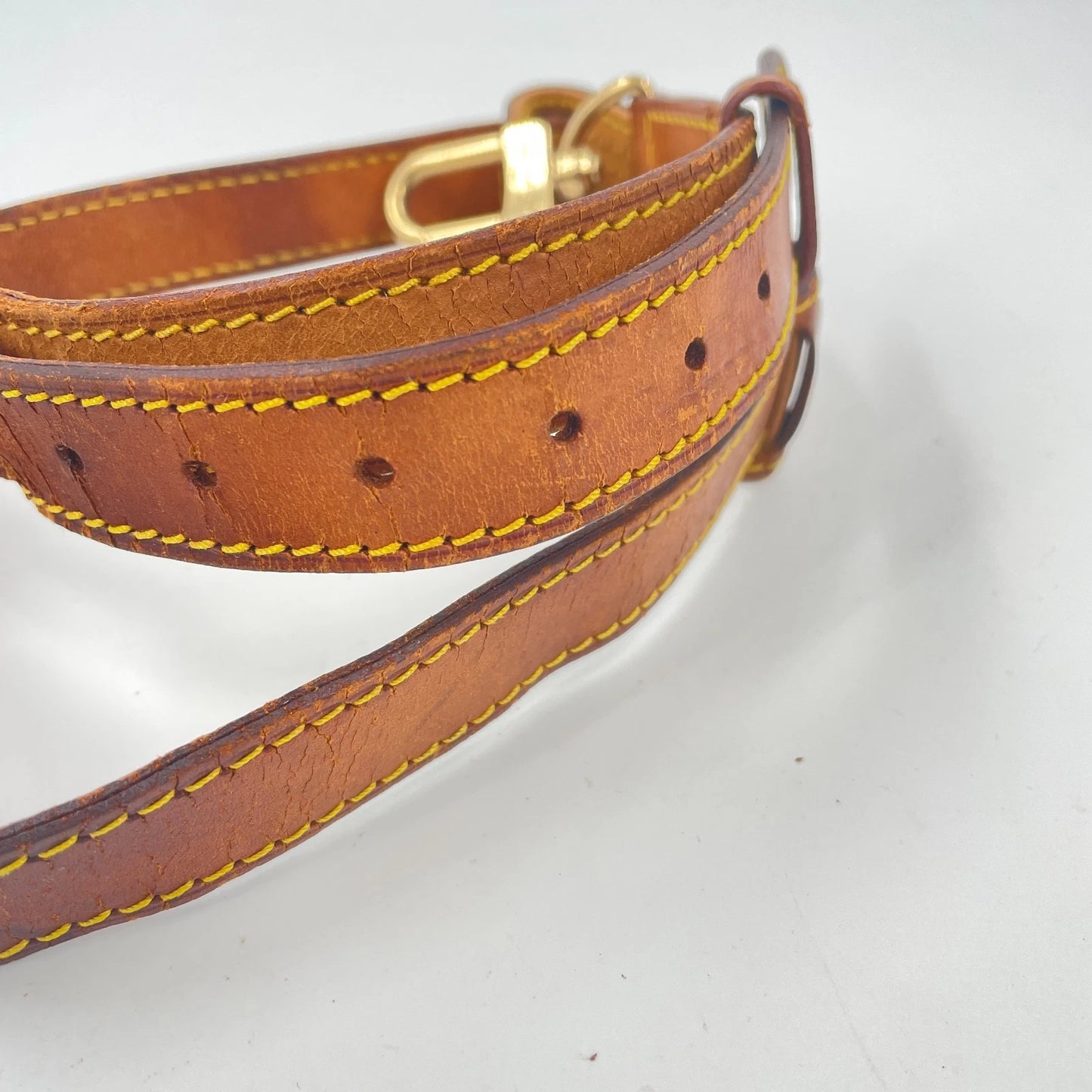 Original/Auth Louis Vuitton -  Keepall Schulterriemen - Klassisch - Leder