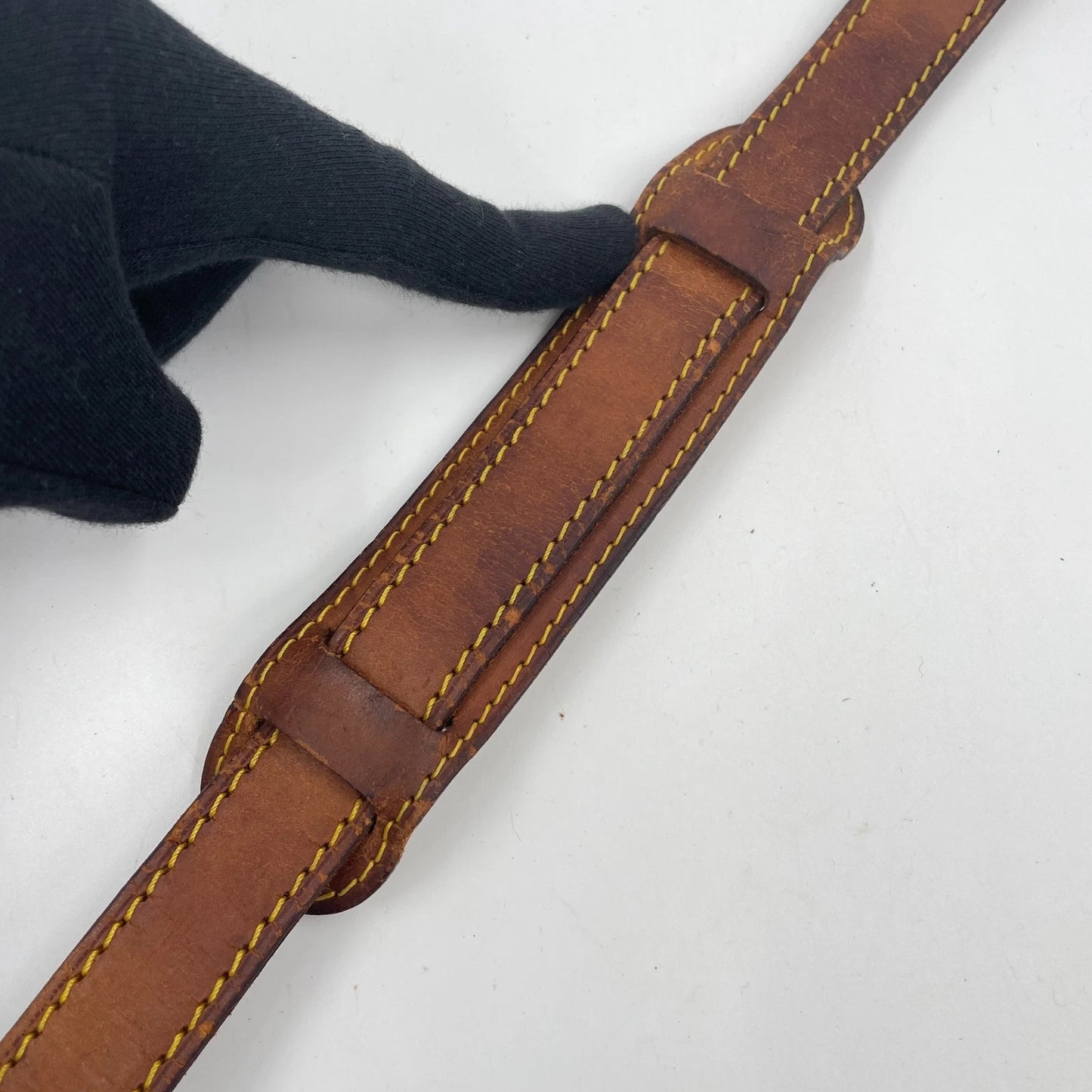 Original/Auth Louis Vuitton -  Keepall Schulterriemen - Klassisch - Leder