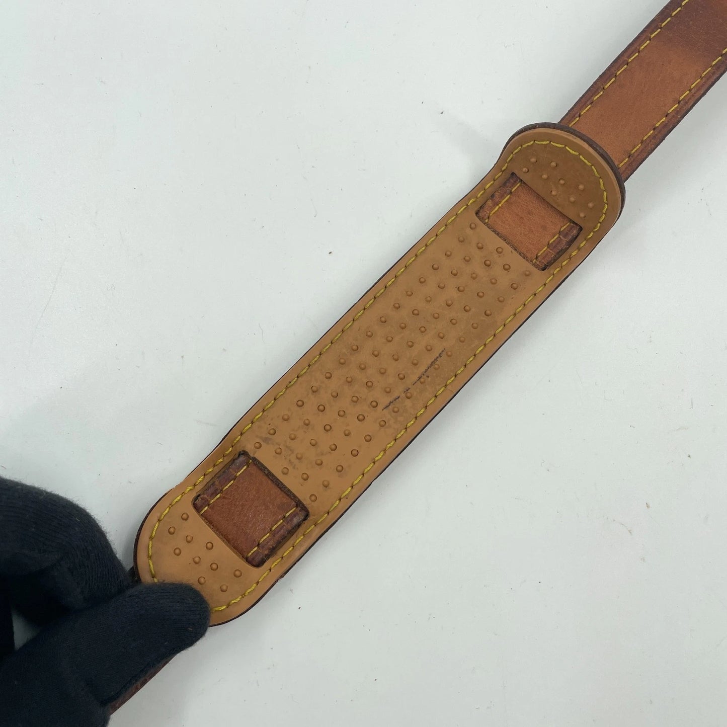 Original/Auth Louis Vuitton -  Keepall Schulterriemen - Klassisch - Leder