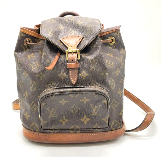 Original/Auth Louis Vuitton - Montsouris Mini Rucksack - Klassisch - Monogramm