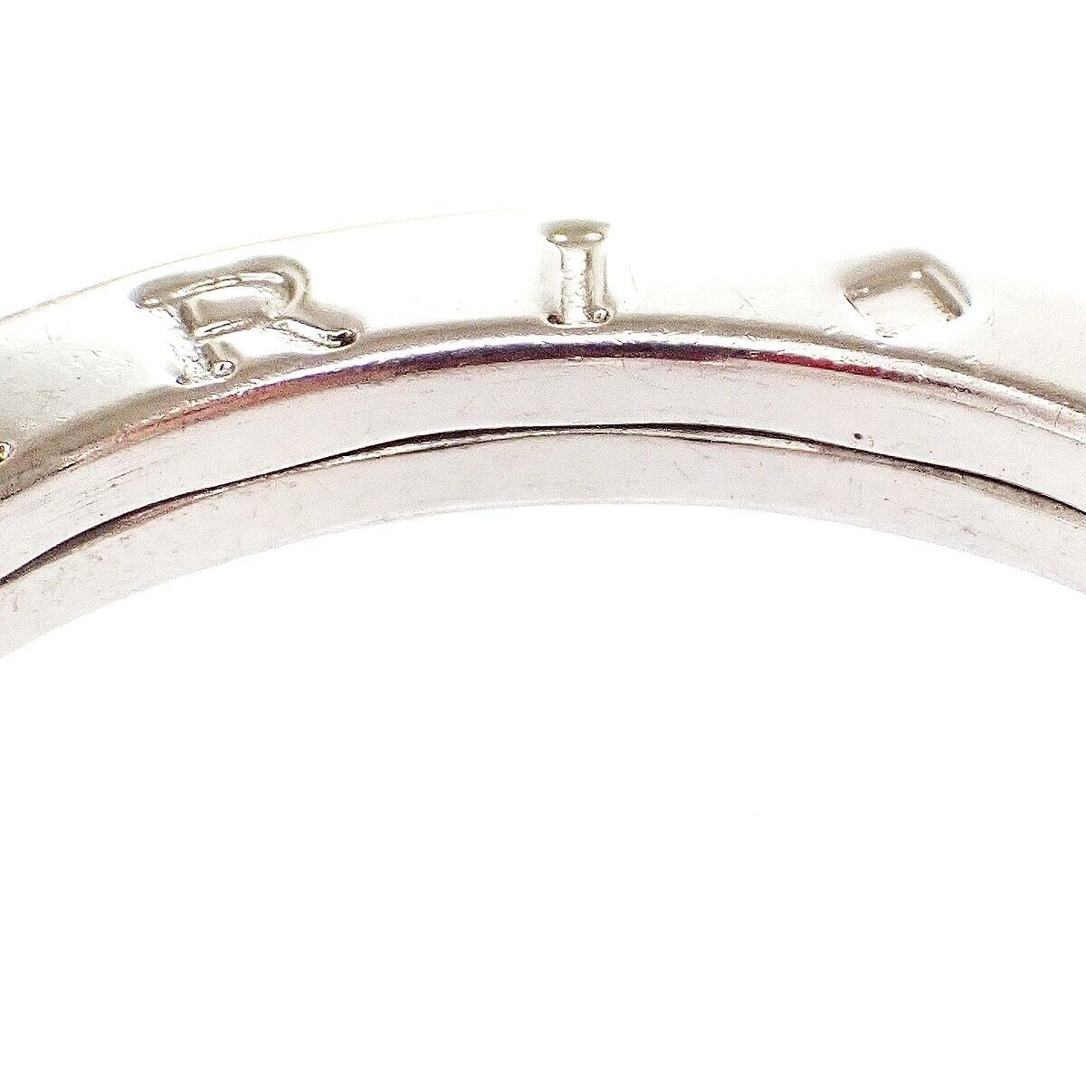 Original/Auth BVLGARI - Halskette Kettenanhänger Schlüsselring - 925 Silber