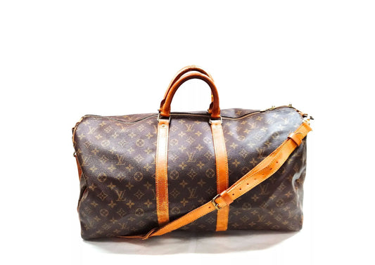 Original/Auth Louis Vuitton - Keepall Bandouliere 55 - Klassisch - Monogramm