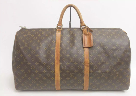 Original/Auth Louis Vuitton - Keepall 60 Boston Tasche - Klassisch - Monogramm