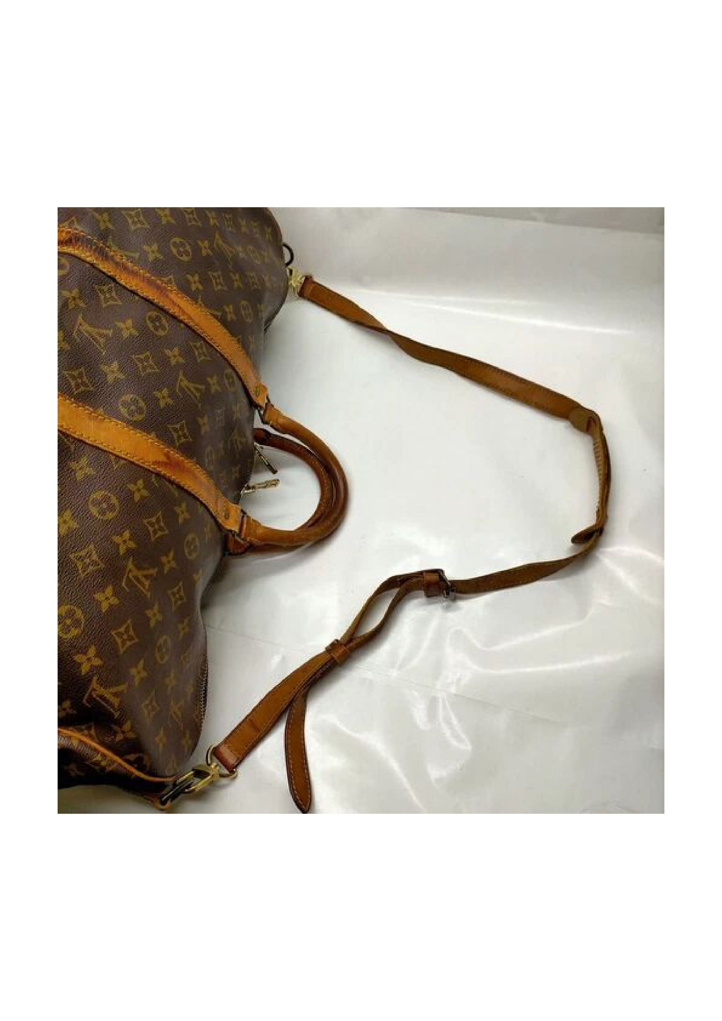 Original/Auth Louis Vuitton - Keepall Bandouliere 55 - Klassisch - Monogramm