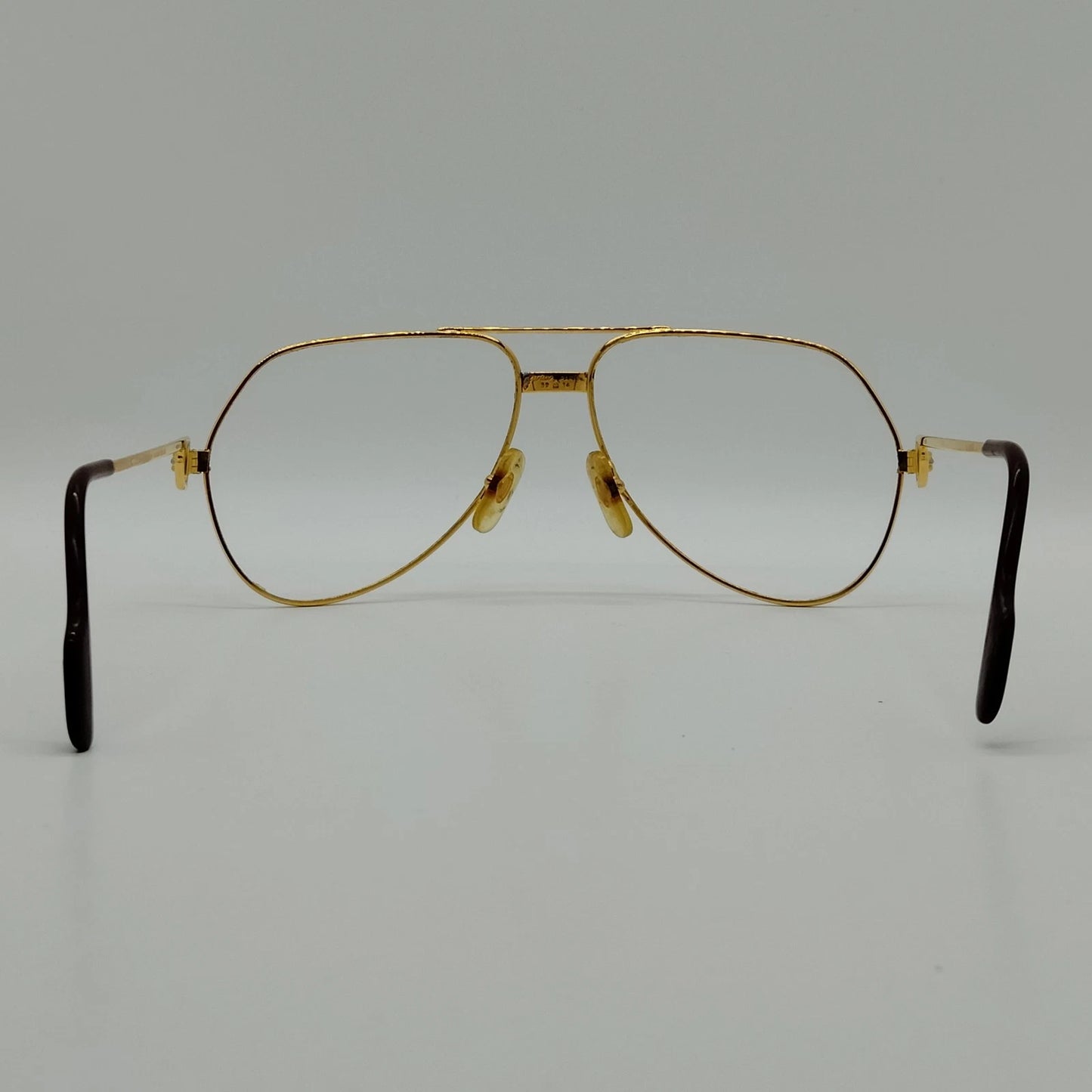 Original/Auth Cartier - Santos Dumont Vintage Brille o. Gläser - Klassisch - 130