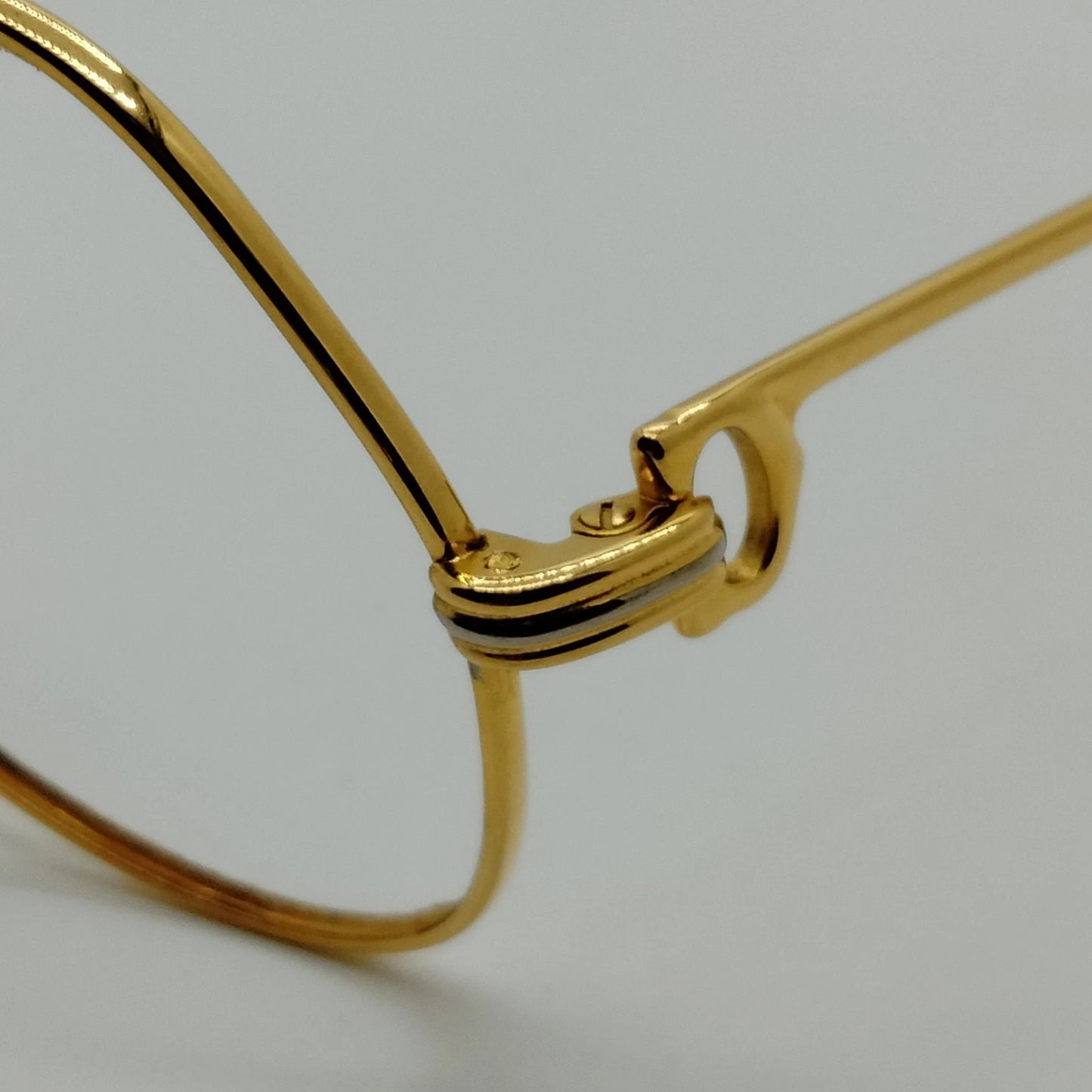 Original/Auth Cartier - Santos Dumont Vintage Brille o. Gläser - Klassisch - 130