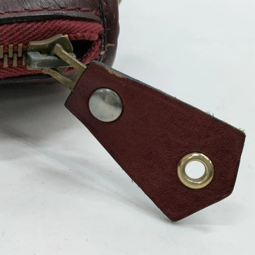 Original/Auth Christian Dior - Boston Tasche - Dior Muster - Wildleder - Bordeaux