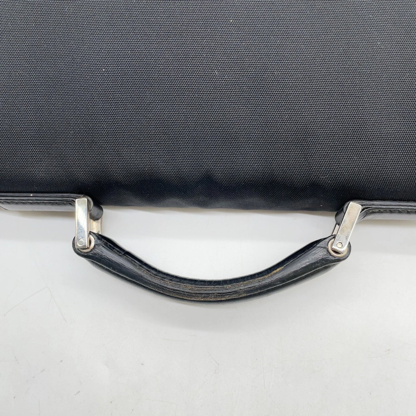 Original/Auth Gucci - Aktentasche / Document Case - Nylon/Leder - Schwarz