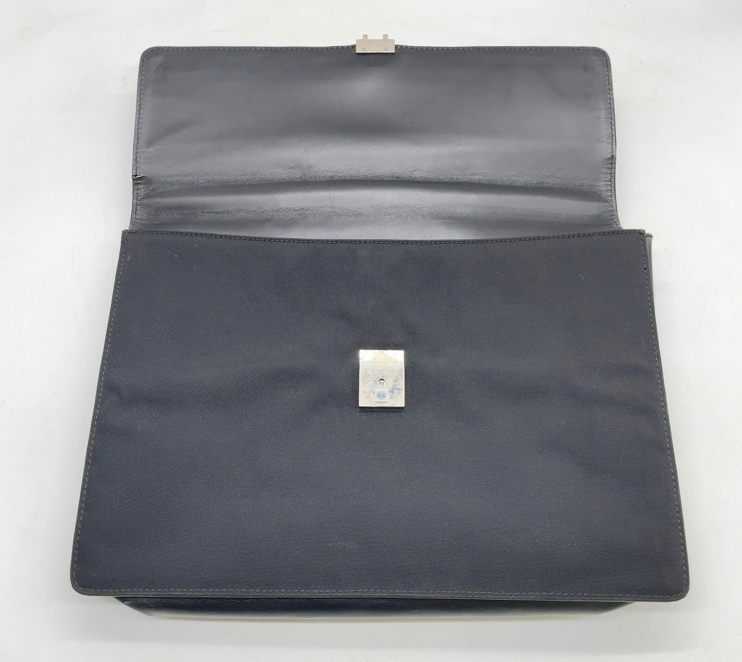 Original/Auth Gucci - Aktentasche / Document Case - Nylon/Leder - Schwarz