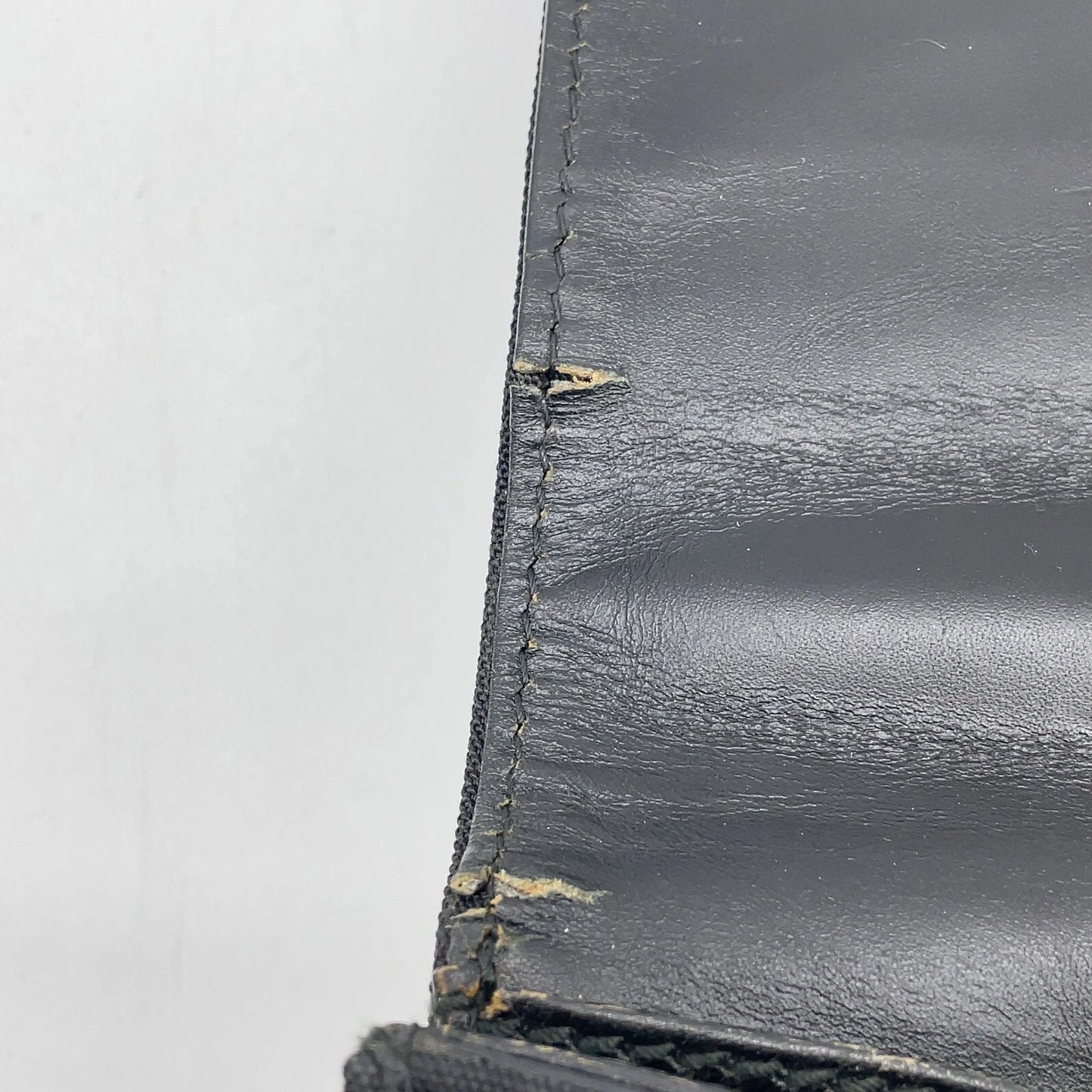 Original/Auth Gucci - Aktentasche / Document Case - Nylon/Leder - Schwarz