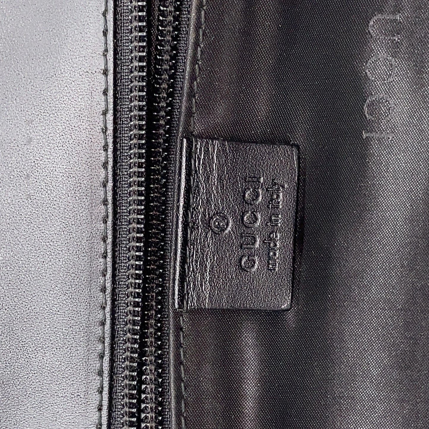 Original/Auth Gucci - Aktentasche / Document Case - Nylon/Leder - Schwarz