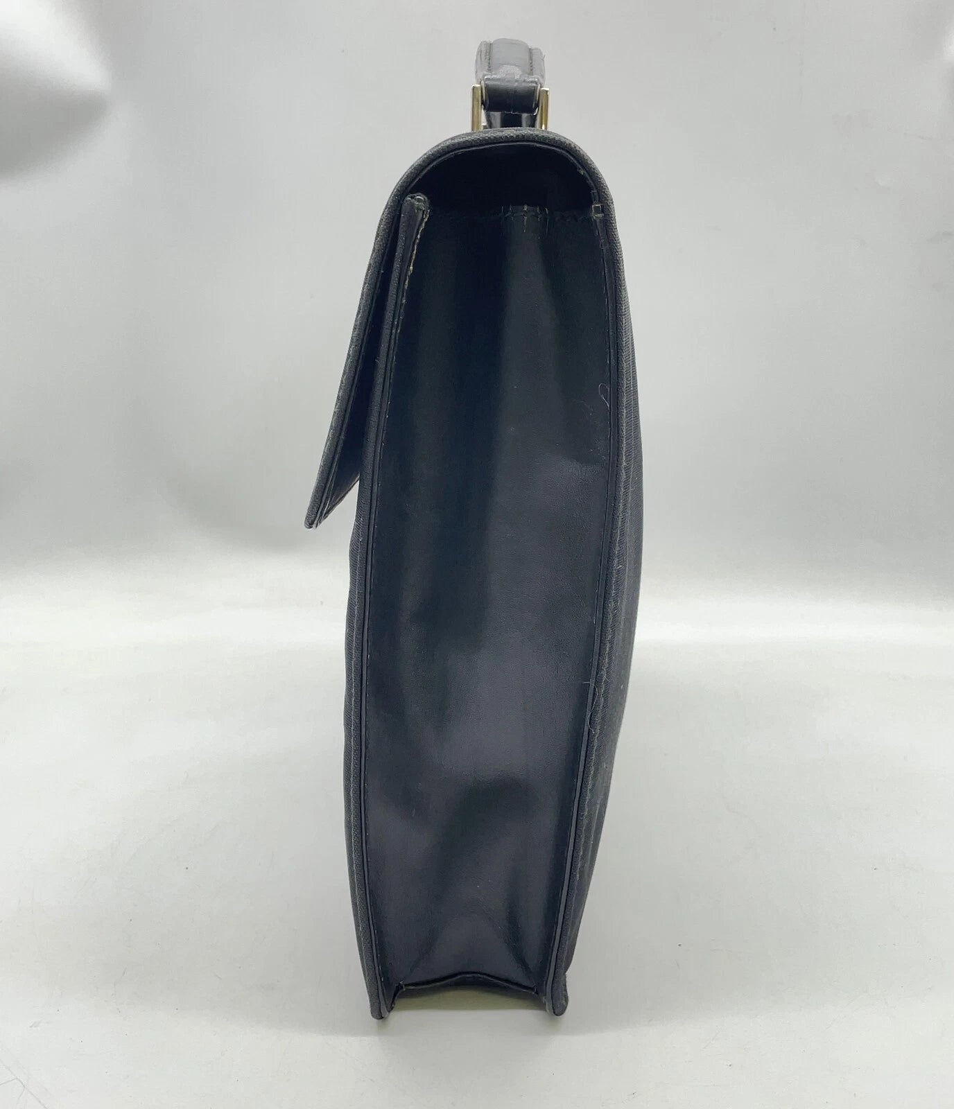 Original/Auth Gucci - Aktentasche / Document Case - Nylon/Leder - Schwarz