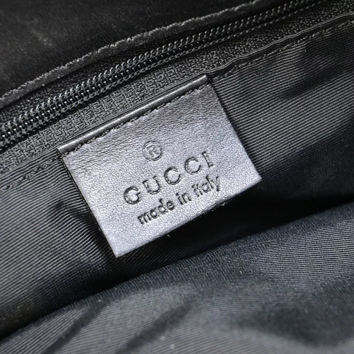 Original/Auth Gucci - Tote Bag Schultertasche - Klassisch - GG Canvas Schwarz