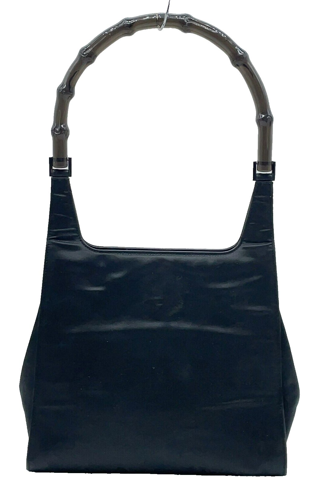 Original/Auth Gucci - Party Bag Handtasche - Klassisch - Satin Bambus - Schwarz