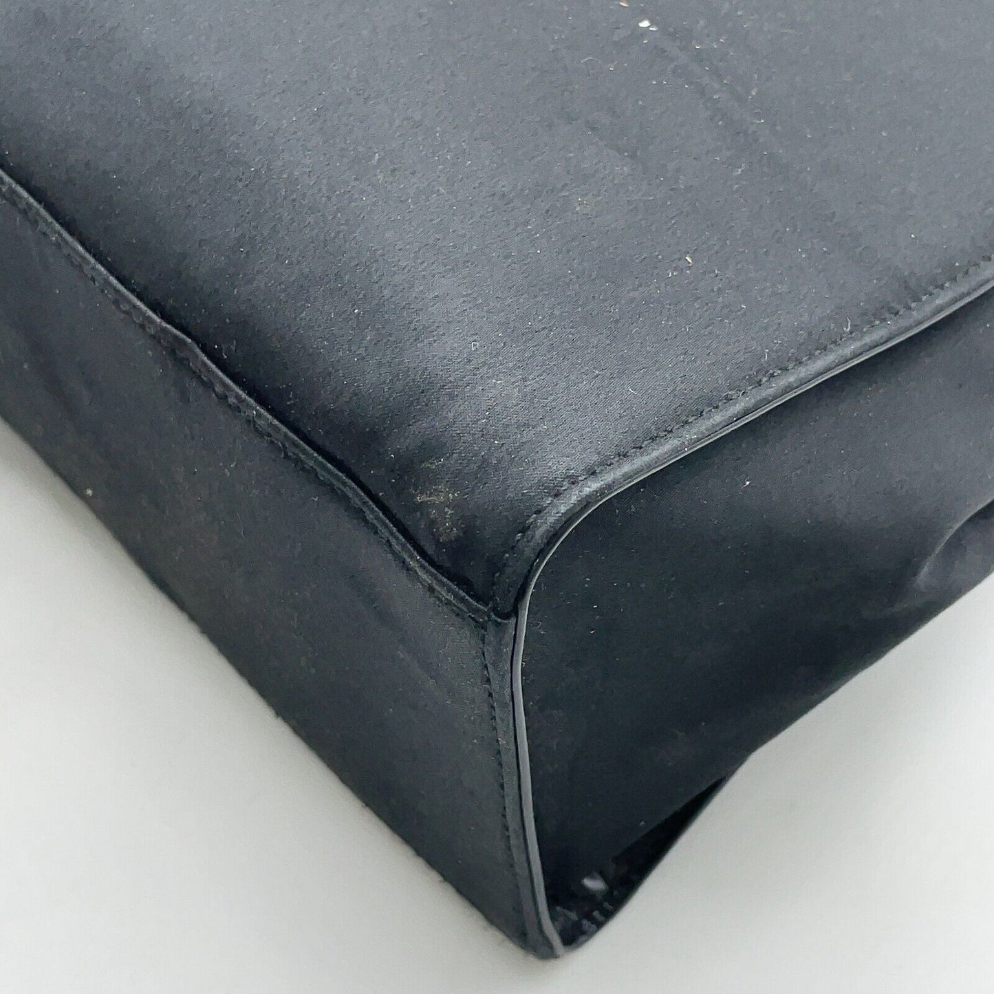 Original/Auth Gucci - Party Bag Handtasche - Klassisch - Satin Bambus - Schwarz