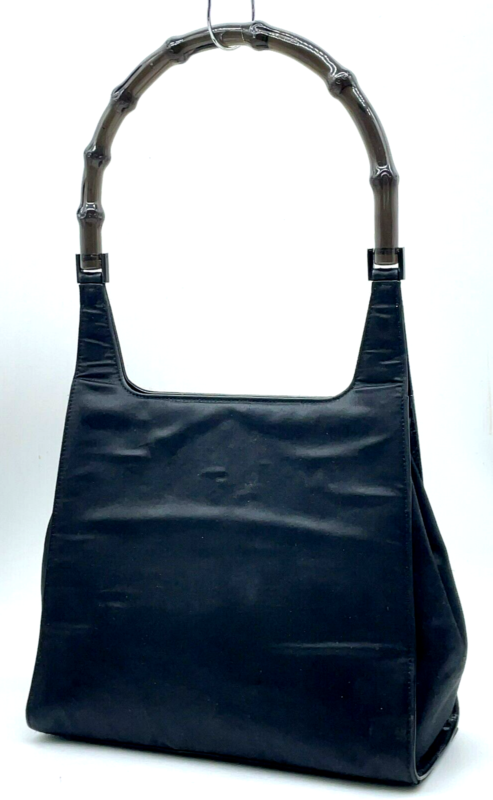 Original/Auth Gucci - Party Bag Handtasche - Klassisch - Satin Bambus - Schwarz