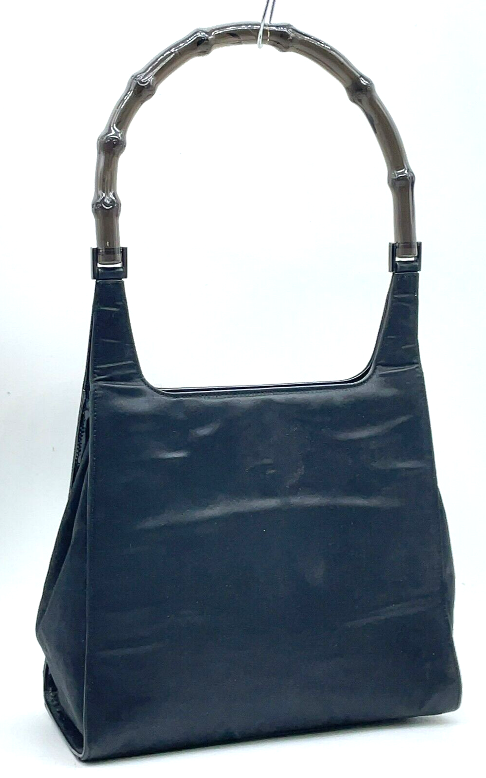 Original/Auth Gucci - Party Bag Handtasche - Klassisch - Satin Bambus - Schwarz