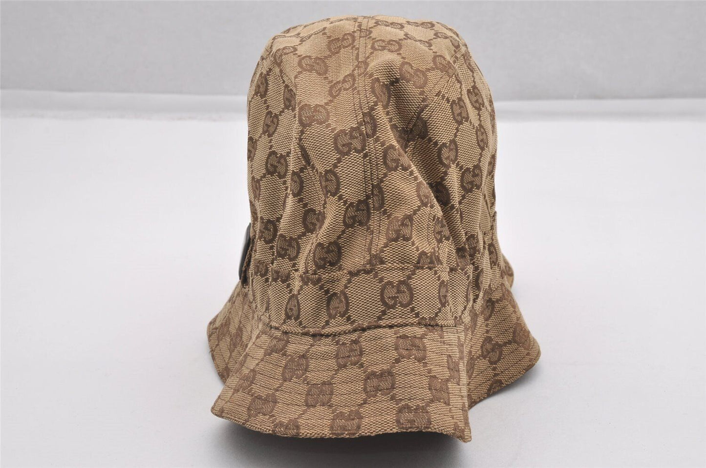 Original/Auth GUCCI - Vintage Hut / Bucket Hat - Canvas - Braun - 55 cm