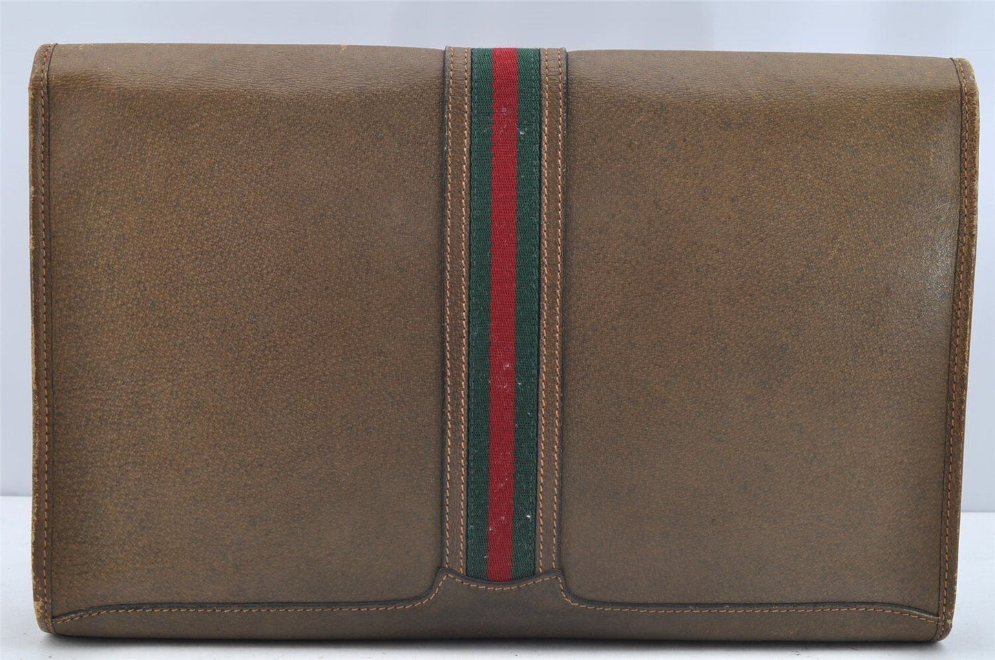 Original/Auth Gucci - Dokumentenetui / Document Case - Klassisch - Leder - Braun
