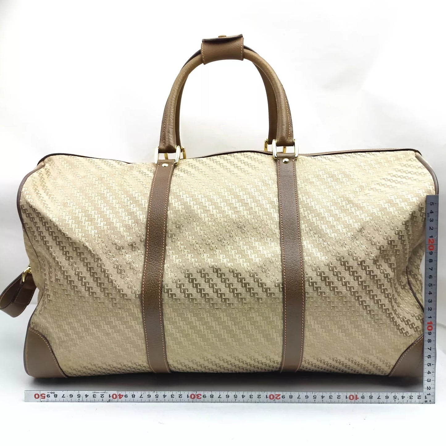 Original/Auth Gucci - Boston 55 Tasche / Bag - Klassisch - GG Canvas mit Leder