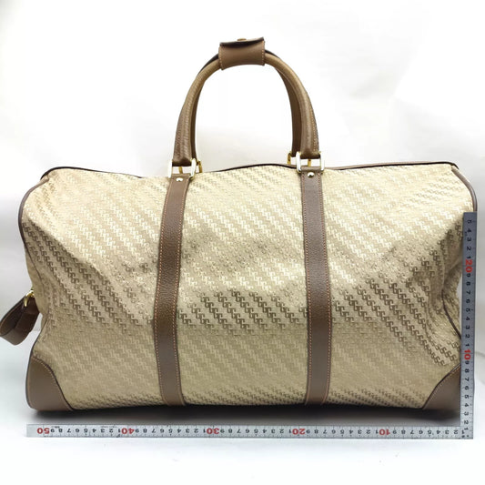 Original/Auth Gucci - Boston 55 Tasche / Bag - Klassisch - GG Canvas mit Leder