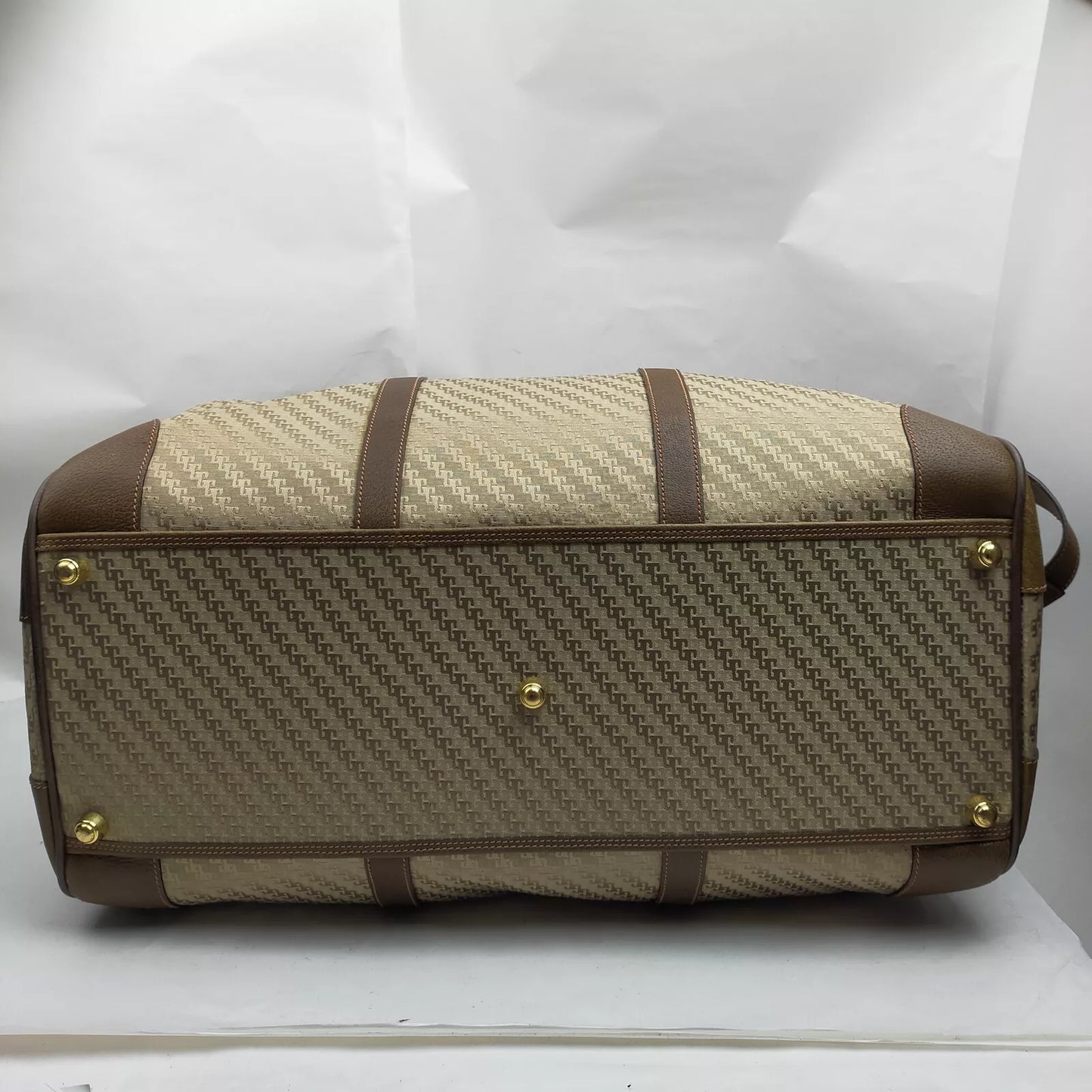 Original/Auth Gucci - Boston 55 Tasche / Bag - Klassisch - GG Canvas mit Leder