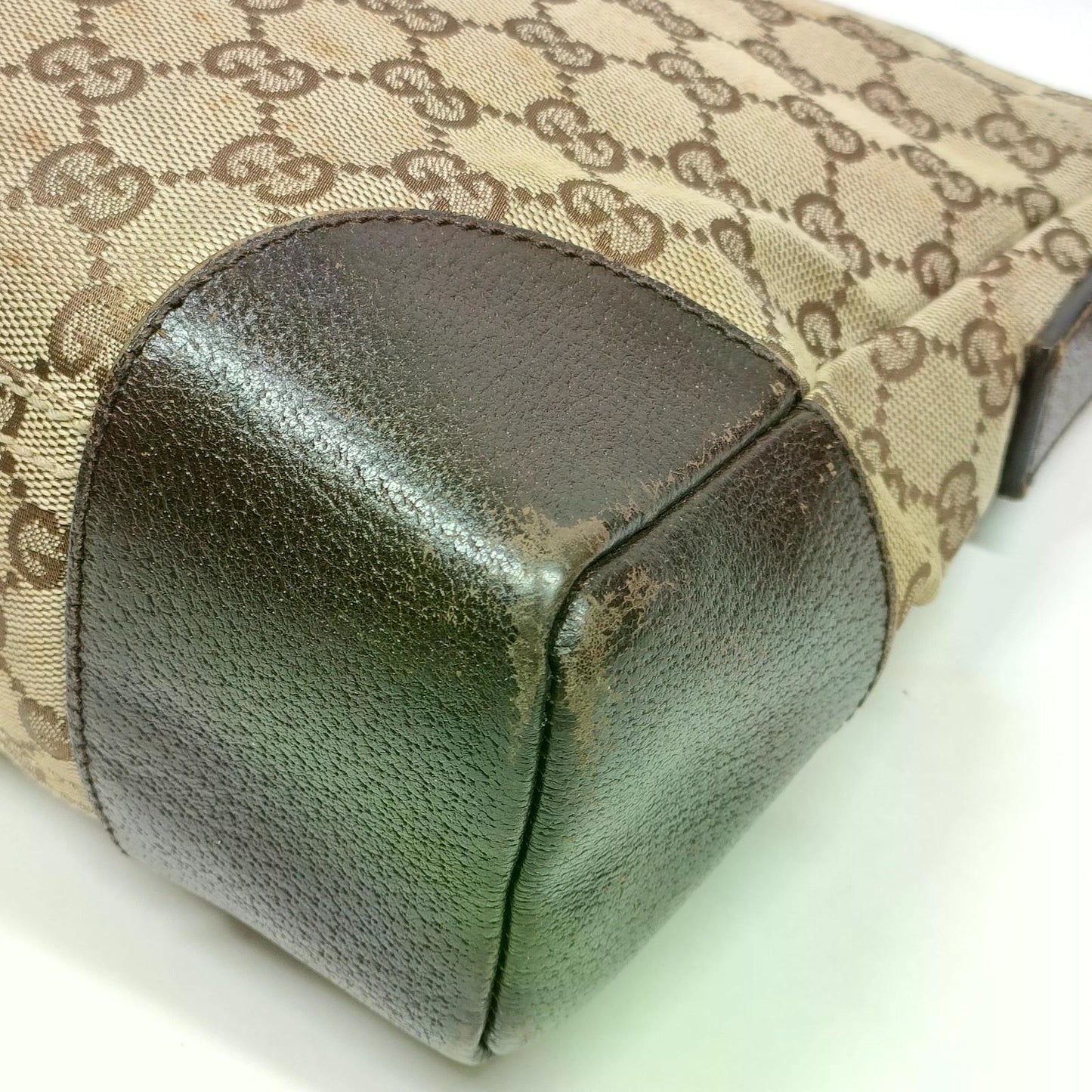 Original/Auth Gucci - Schultertasche - Klassisch - GG Canvas / Leder