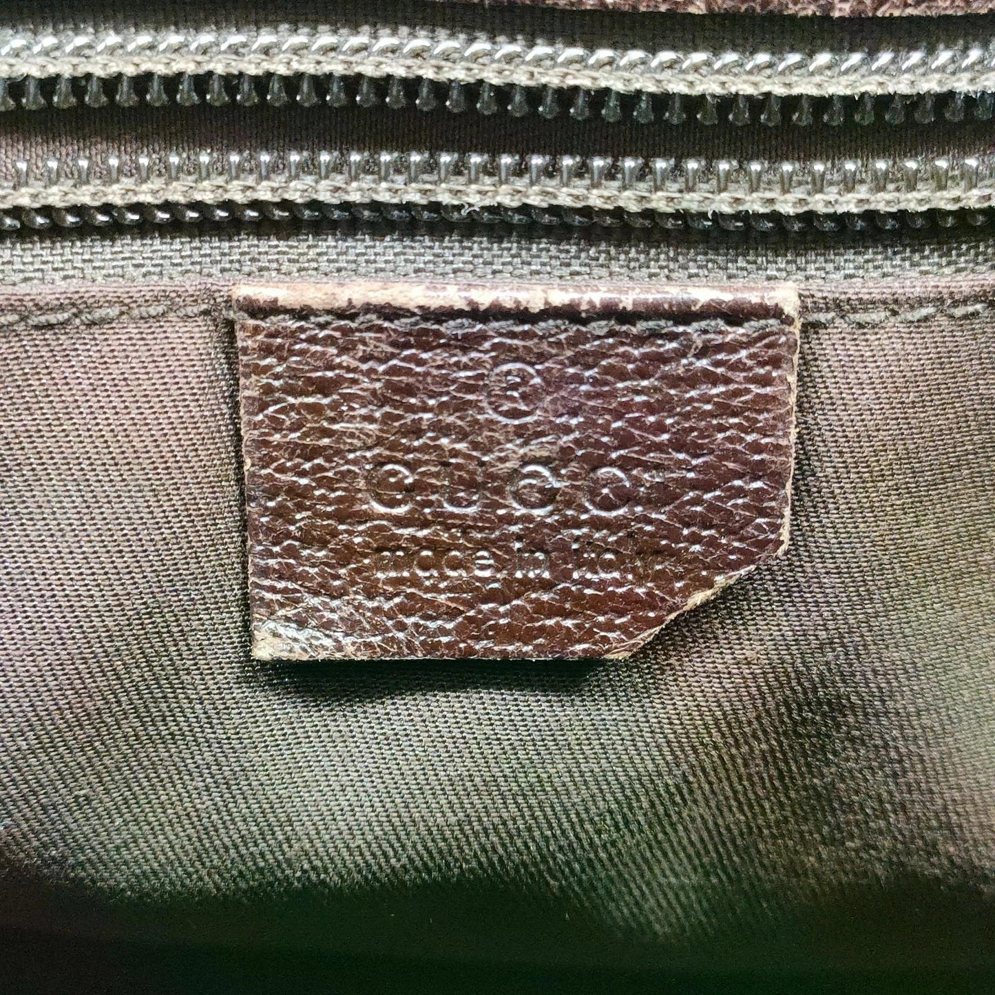Original/Auth Gucci - Schultertasche - Klassisch - GG Canvas / Leder