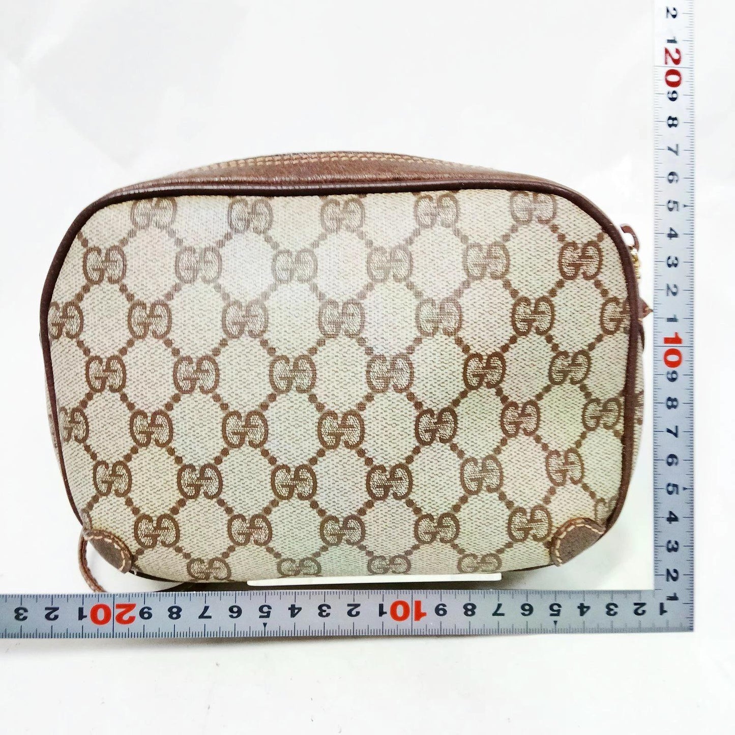 Original/Auth Gucci - Umhängetasche - Klassisch - GG Sherry Line Canvas / Leder